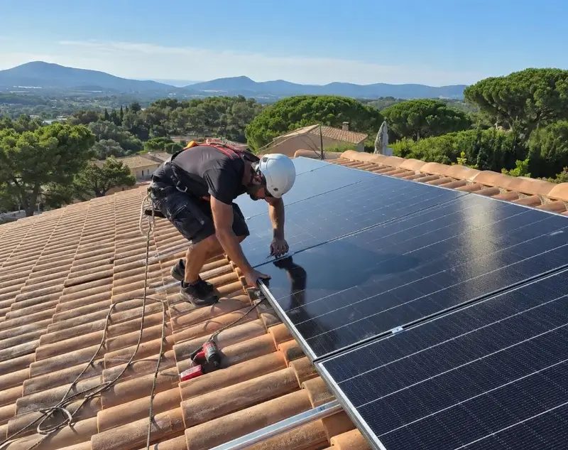 Installateur panneaux solaires Aubais — pose photovoltaïque sur toiture